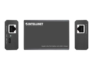 Intellinet PoE Splitter with USB-C Output, PoE++ / 4PPoE,...