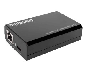 Intellinet PoE Splitter with USB-C Output, PoE++ / 4PPoE,...