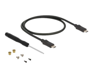 Delock Speichergehäuse - M.2 - M.2 Card / SATA 6Gb/s - USB 3.2 (Gen 2)