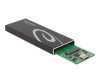 Delock memory housing - M.2 - M.2 Card / SATA 6GB / S - USB 3.2 (Gen 2)