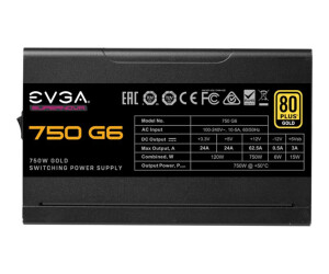 EVGA SuperNOVA 750 G6 - Netzteil (intern) - ATX12V / EPS12V