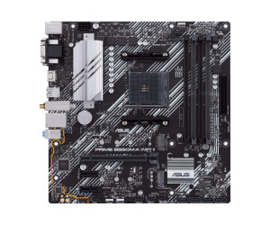 ASUS PRIME B550M-A WIFI II - Motherboard - micro ATX - Socket AM4 - AMD B550 Chipsatz - USB 3.2 Gen 1, USB 3.2 Gen 2 - Gigabit LAN, Wi-Fi 6, Bluetooth - Onboard-Grafik (CPU erforderlich)