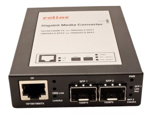 ROLINE Medienkonverter - GigE - 10Base-T, 100Base-FX,...