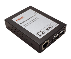 ROLINE Medienkonverter - GigE - 10Base-T, 100Base-FX, 1000Base-T - RJ-45 / SFP (mini-GBIC)