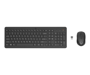 HP 330 - Tastatur-und-Maus-Set - kabellos - 2.4 GHz