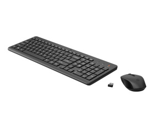HP 330 - keyboard and mouse set - wireless - 2.4 GHz