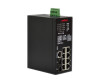 ROLINE Industrial - Switch - Smart - 8 x 10/100/1000 (PoE+)