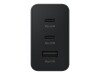 Samsung EP-T6530 - Netzteil - 65 Watt - 3 A - SFC 2.0, PD 3.0 - 3 Ausgabeanschlussstellen (2 x USB-C, USB)