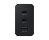 Samsung EP-T6530 - Netzteil - 65 Watt - 3 A - SFC 2.0, PD 3.0 - 3 Ausgabeanschlussstellen (2 x USB-C, USB)