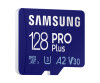 Samsung PRO Plus MB-MD128KA - Flash-Speicherkarte (microSDXC-an-SD-Adapter inbegriffen)