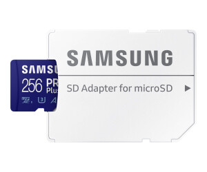 Samsung PRO Plus - Flash-Speicherkarte (microSDXC-an-SD-Adapter inbegriffen)