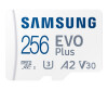 Samsung EVO Plus MB-MC256KA - Flash-Speicherkarte (microSDXC-an-SD-Adapter inbegriffen)