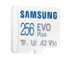 Samsung EVO Plus MB-MC256KA - Flash-Speicherkarte (microSDXC-an-SD-Adapter inbegriffen)