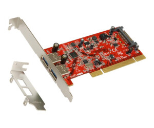 Exsys EX-1092 - USB-Adapter - PCI Low-Profile