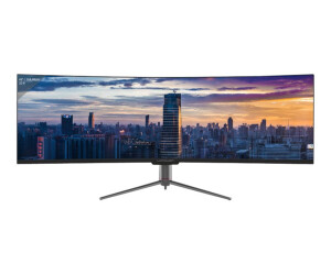 LC-Power QLED-Monitor - gebogen - 124.46 cm (49")