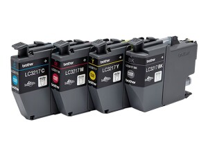 Brother LC3217 Value Pack - 4er-Pack - Schwarz, Gelb,...