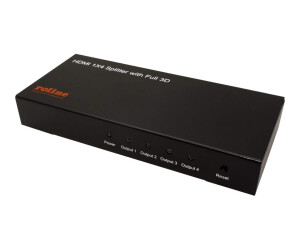 ROLINE HDMI Splitter - Video-Verteiler - 4 x