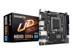 Gigabyte H610I DDR4 - 1.0 - Motherboard - Mini-ITX - LGA1700-Sockel - H610 Chipsatz - USB 3.2 Gen 1 - Gigabit LAN - Onboard-Grafik (CPU erforderlich)