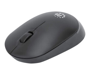 IC Intracom Manhattan Performance III - Mouse - right and left -handed - optically - 3 keys - wireless - 2.4 GHz - Wireless recipient (USB)