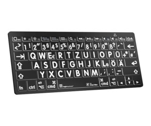 Logickeyboard Largeprint Mini - keyboard - wireless