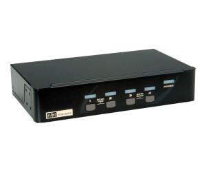 Roline KVM Switch-KVM/Audio/USB Switch-4 x KVM/Audio/USB