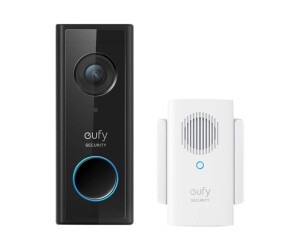 EUFY Türklingel-Kit - kabellos - Wi-Fi - Schwarz