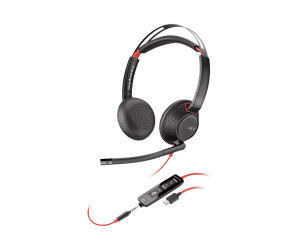 Poly Blackwire 5220 - 5200 Series - Headset - On-Ear