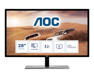 AOC U2879VF - LED-Monitor - 71.1 cm (28") - 3840 x 2160 4K UHD (2160p)