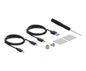 Delock External Enclosure for M.2 NVME PCIe SSD with USB...