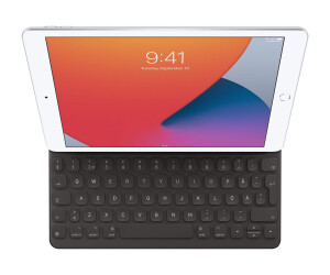 Apple Smart - Tastatur und Foliohülle - Apple Smart connector - Schwedisch - für 10.2-inch iPad (7th generation, 8th generation, 9th generation)