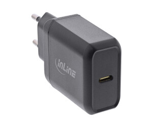 InLine Netzteil - 25 Watt - PD (USB-C) - Schwarz