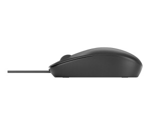 HP 125 - Maus - kabelgebunden - USB - Schwarz
