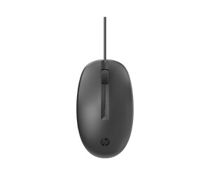 HP 125 - mouse - wired - USB - black