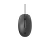 HP 125 - mouse - wired - USB - black