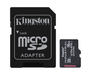 Kingston Industrial - Flash-Speicherkarte (microSDHC/SD-Adapter inbegriffen)