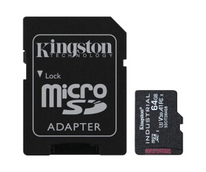 Kingston Industrial-Flash memory card (Microsdxc-A-SD...
