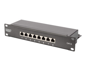 DIGITUS Netzwerk-Set 254 mm (10") - 9HE, 312 x 300 mm (B x T)