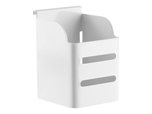 Inline slatwall pen box - white