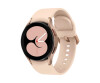 Samsung Galaxy Watch4 - 40 mm - rosa gold - intelligente Uhr mit Sportband - rosa - Anzeige 3.04 cm (1.19")