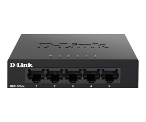 D -Link DGS 105GL - Switch - Unmanaged - 5 x 10/100/1000