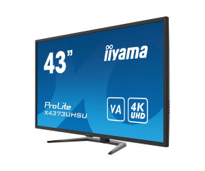 Iiyama ProLite X4373UHSU-B1 - LED-Monitor - 109.2 cm (43")