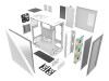 Thermaltake Divider 300 TG Snow - Mid tower - ATX - keine Spannungsversorgung (PS/2)