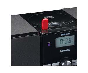 Lenco MC-030 - Microsystem - 2 x 5 Watt - Schwarz