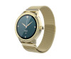 Inter Sales DENVER SW-360 - Gold - intelligente Uhr mit Mesh-Armband - Anzeige 3.1 cm (1.22")