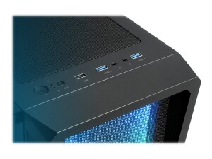 FSP CMT212A - Mid tower - ATX - Seitenteil mit Fenster (gehärtetes Glas)
