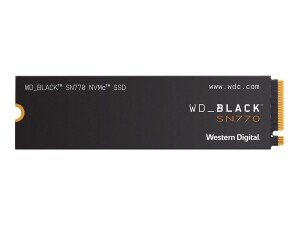 WD WD_BLACK SN770 WDS250G3X0E - SSD - 250 GB - intern - M.2 2280 - PCIe 4.0 x4 (NVMe)