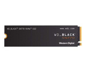 WD WD_BLACK SN770 WDS500G3X0E - SSD - 500 GB - Intern - M.2 2280 - PCIe 4.0 X4 (NVME)