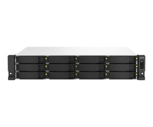 QNAP TS-1264U-RP - NAS-Server - 12 Schächte - Rack