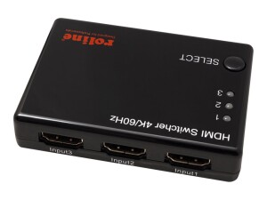 ROLINE HDMI Switch - Video/Audio-Schalter - 3 x HDMI