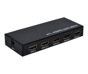 ROLINE HDMI Splitter - Video-Verteiler - 4 x HDMI